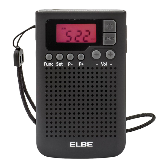 ELBE RF-93 Manual De Instrucciones