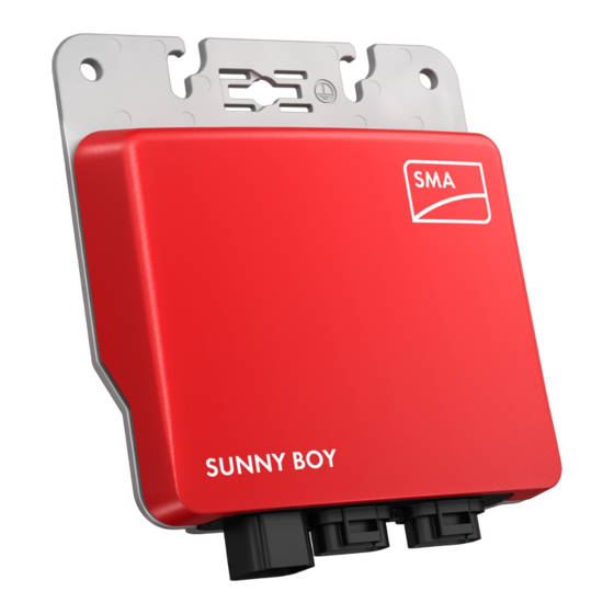 SMA SUNNY BOY 240-US Manuales