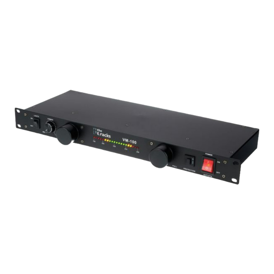 thomann the t.racks VM-100 Manual De Instrucciones