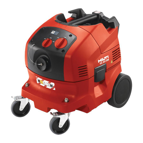 Hilti VC 20-U Manual De Instrucciones