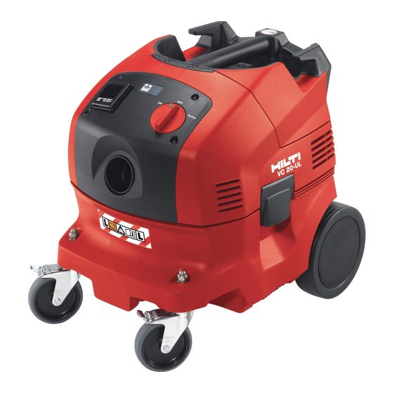 Hilti VC 20-U Manual De Instrucciones