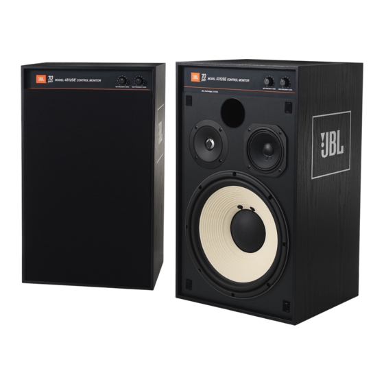 JBL 4312SE Manual Del Propietário