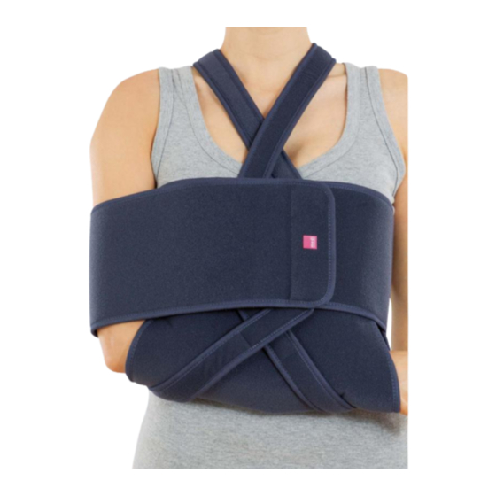 medi Shoulder sling Instrucciones De Uso