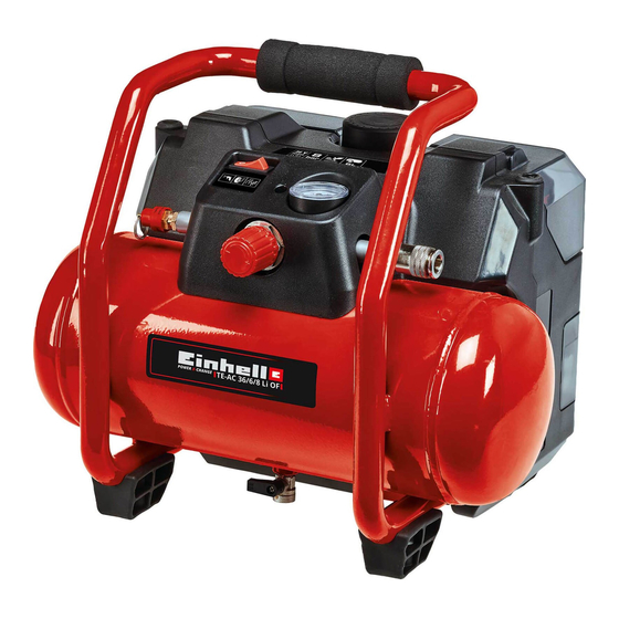 EINHELL TE-AC 36/6/8 Li OF Set-Solo Manual De Instrucciones Original