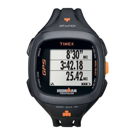 Timex Ironman Run Trainer 2.0 Manual De Uso