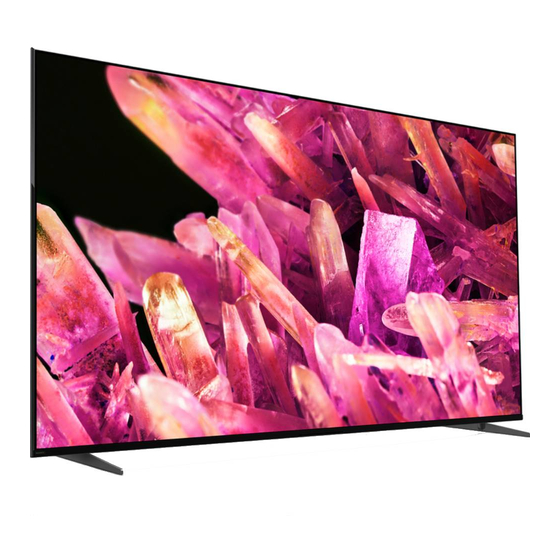 Sony Bravia XR-85X90K Guía De Configuración