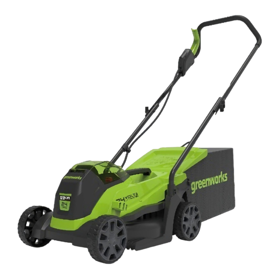 GreenWorks LMG401 Manual Del Operador