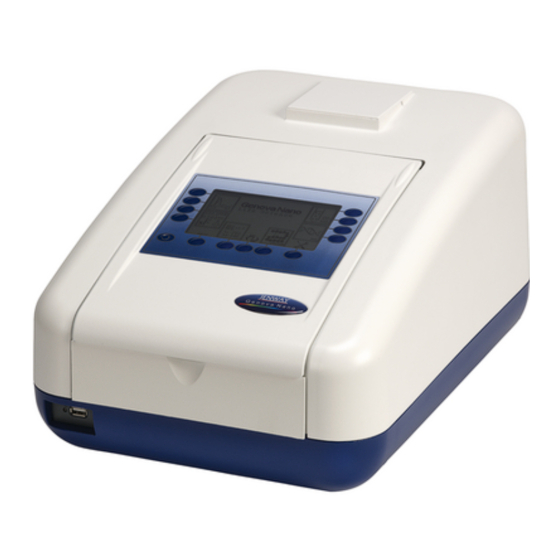 Cole-Parmer JENWAY Genova Nano Manual De Instrucciones