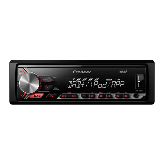 Pioneer MVH-290DAB Manual De Instrucciones