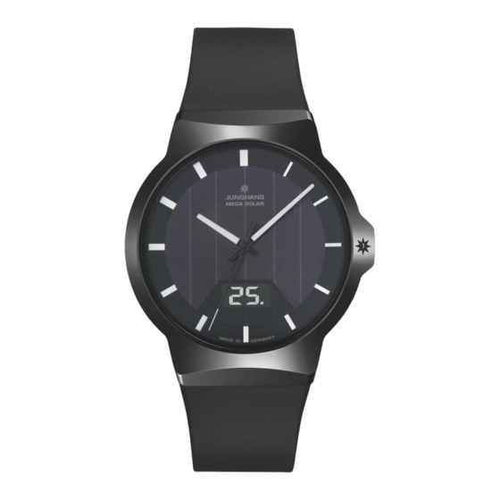 Junghans J615.84 Manual De Instrucciones