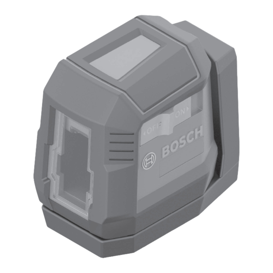 Bosch GLL50-20 Instrucciones De Funcionamiento Y Seguridad
