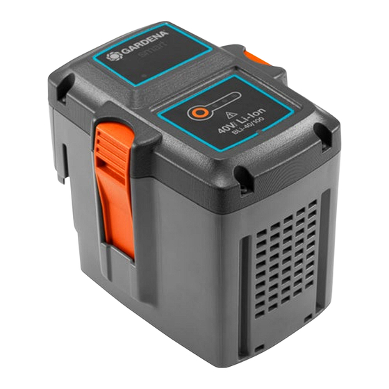 Gardena smartsystem BLi-40/100 Instrucciones De Empleo