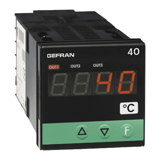 gefran 40T 48 Manual De Instrucciones