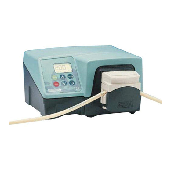 Watson Marlow Pumps 323E Manual Del Usuario