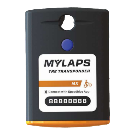 Mylaps TR2 Manuales