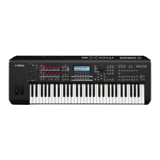 Yamaha MOX6 Manual De Referencia