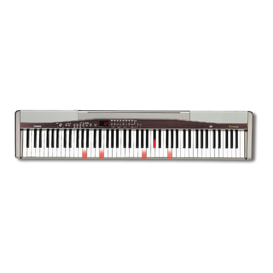 Casio Privia PX-500L Guia Del Usuario