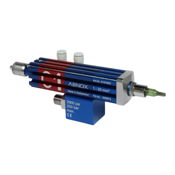 ABNOX AXDV-C1 Manual De Instrucciones