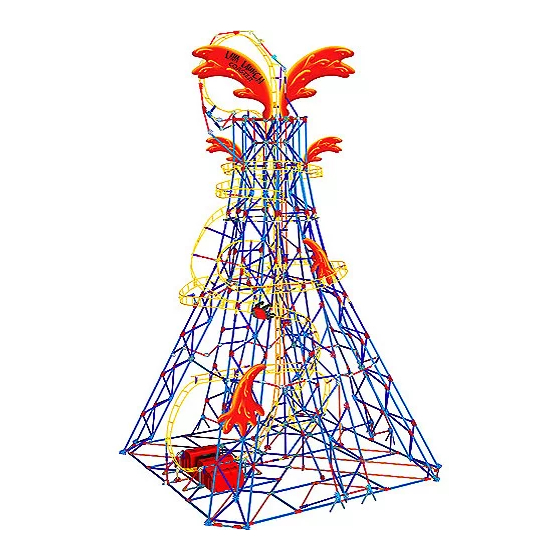 K'Nex LAVA LAUNCH COASTER Manual De Instrucciones