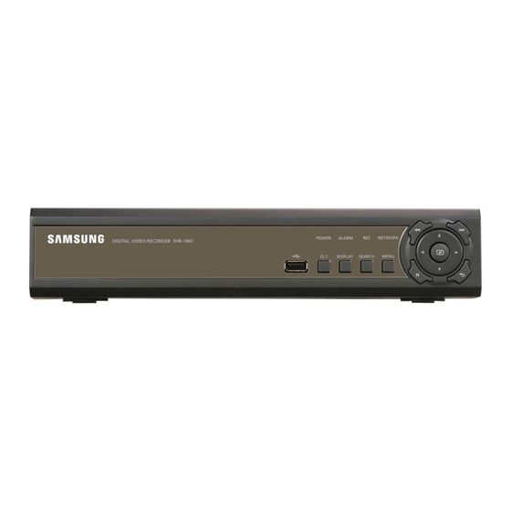 Samsung SHR-1041 Manuales