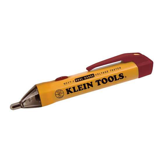 Klein Tools NCVT-2 Manual Del Usuario