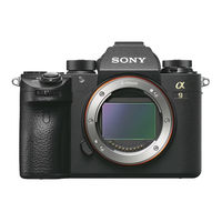 Sony a9 Manual De Instrucciones