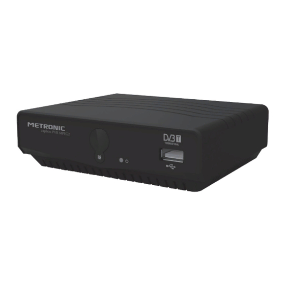 Metronic Zapbox PVR MPEG2 Manuales