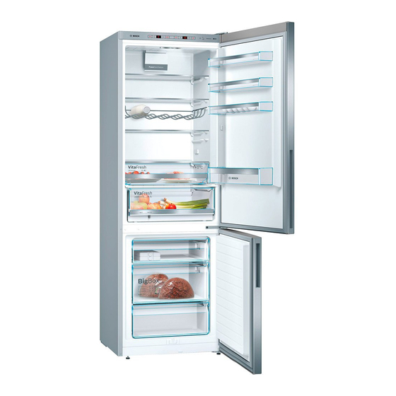 Bosch KGE Serie Instrucciones De Uso
