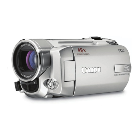 Canon FS10 Manual De Instrucciones