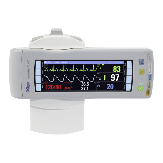 Dräger Infinity M540 Instrucciones De Uso