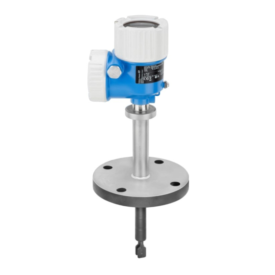 Endress+Hauser Liquiphant FTL64 Información Técnica