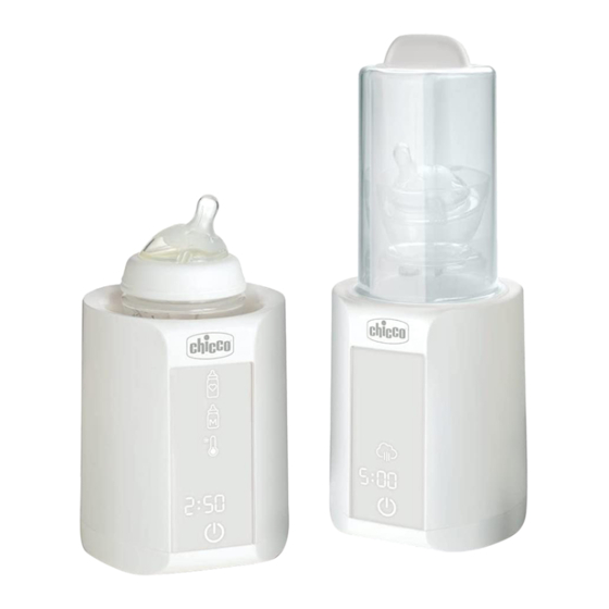 Chicco Digital Bottle Warmer and Sterilizer Manuales