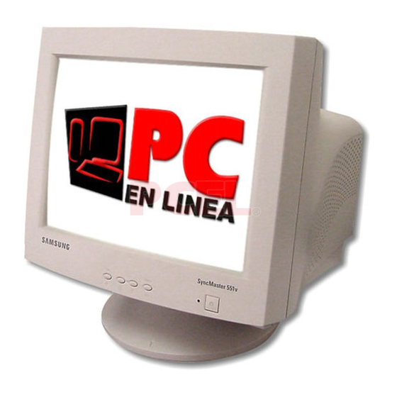 Samsung SyncMaster 551v Manual Del Usuario