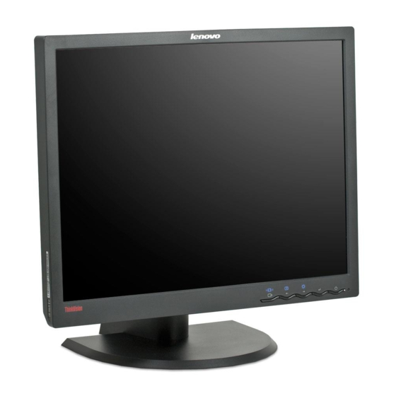 Lenovo ThinkVision L201p Manuales