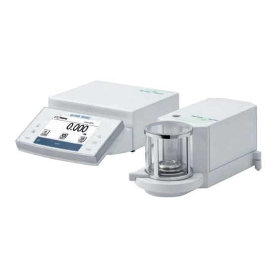 Mettler Toledo XS3DU Guía Rápida
