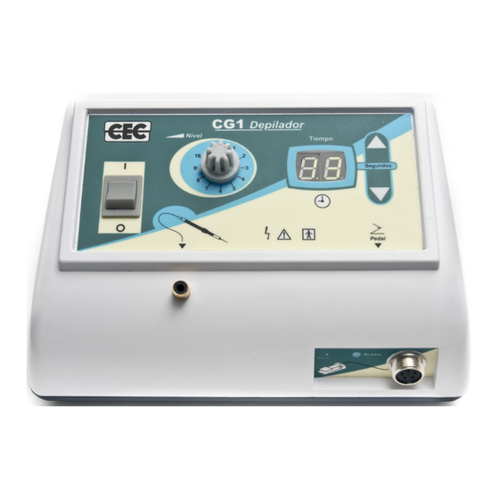 cec CG1 Manual Del Usuario