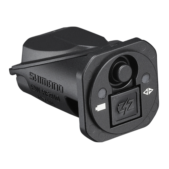 Shimano EW-RS910 Manual Del Usuario