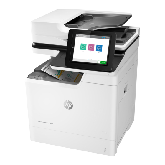 HP Color LaserJet Managed MFP E67650 Guia De Instalacion