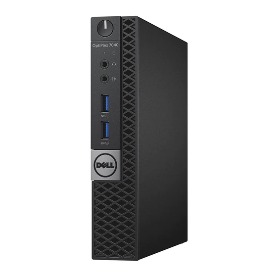 Dell OptiPlex 7040M Manuales