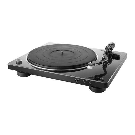 Denon DP-450USB Manual Del Usuario