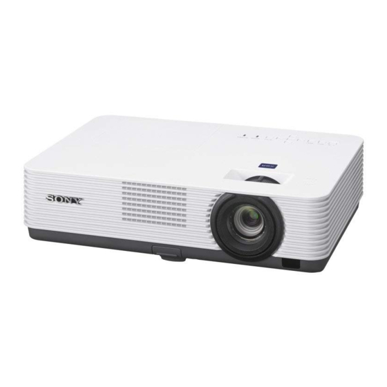 Sony VPL-DX271 Manual De Referencia