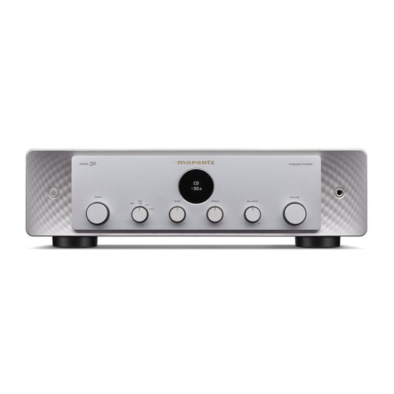Marantz 30 Manual Del Usuario