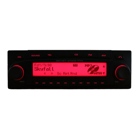 Becker Grand Prix 7990 Manual De Usuario