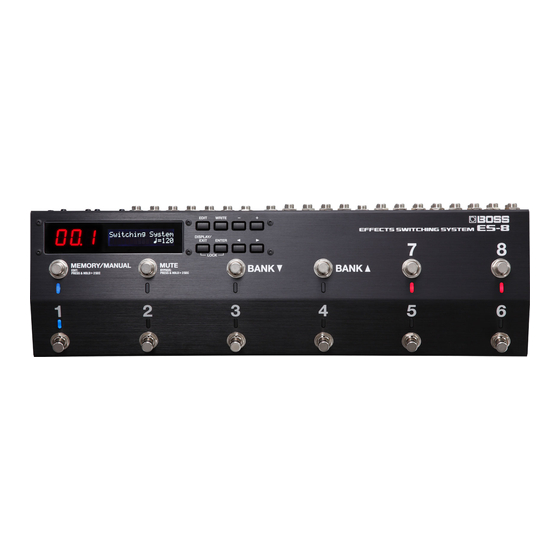 Boss ES-8 Manual Del Usuario