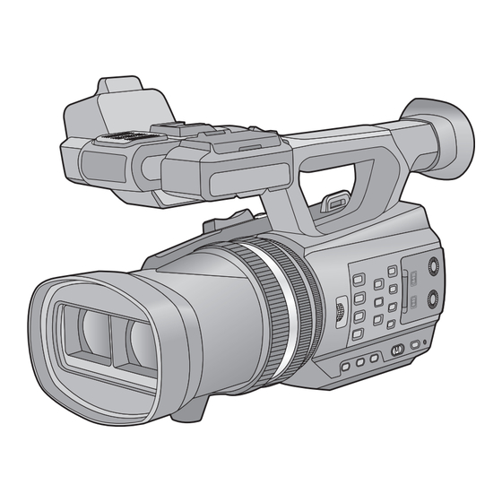 Panasonic HDC-Z10000 Manual Del Usuario