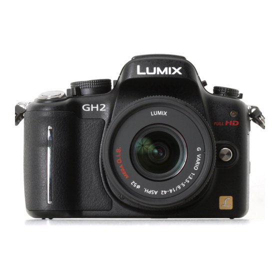 Panasonic DMC-GH2H Instrucciones De Funcionamiento