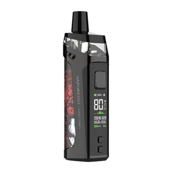 Vaporesso TARGET PM80 Manual Del Usuario