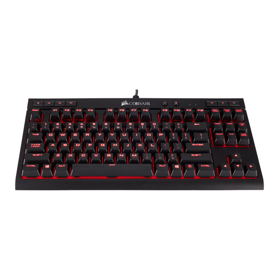 Corsair K63 Manual De Instrucciones