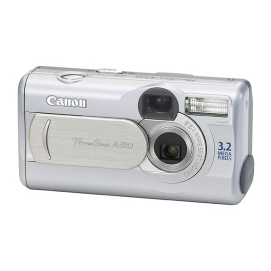Canon PowerShot A310 Guía De Usuario