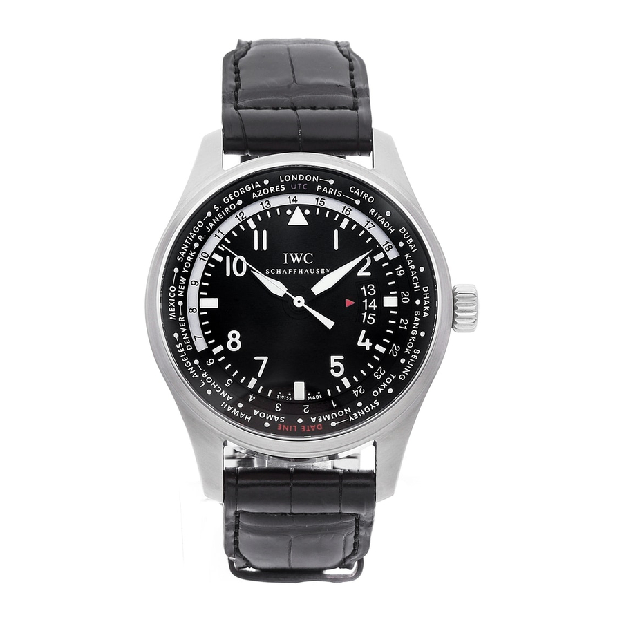 iwc Referenz 3262 Instrucciones De Manejo